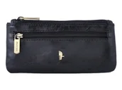 Pokrowce na ubrania - Skórzane Etui na klucze Puccini MU-309 czarne - miniaturka - grafika 1