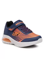 Buty dla chłopców - Skechers Sneakersy Microspec Max II 403930L/NVOR Granatowy - miniaturka - grafika 1