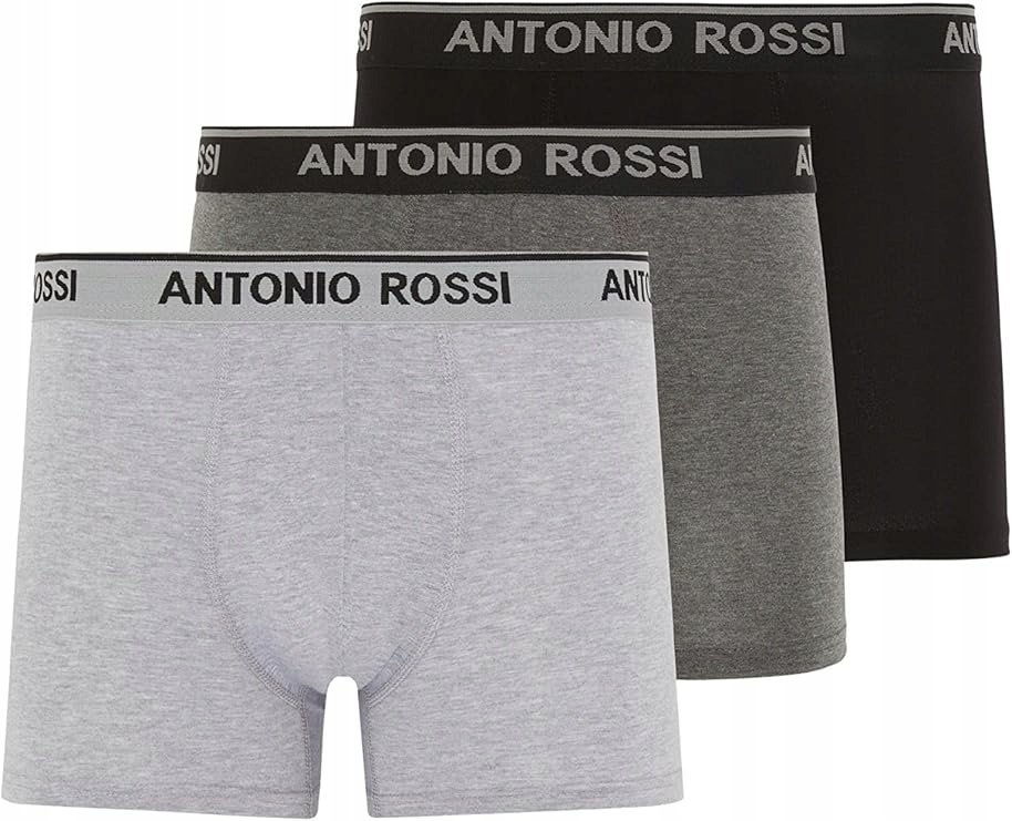 Antonio Rossi Bokserki Klasyczne 3-Pack Bawełniane M Jyb