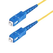 Kable światłowodowe - StarTech SPSMSCSC-OS2-100M kabel InfiniBand / światłowodowy SC SC/UPC Żółty - miniaturka - grafika 1