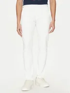 Spodnie męskie - Tommy Hilfiger Chinosy Bleecker MW0MW26619 Biały Slim Fit - miniaturka - grafika 1