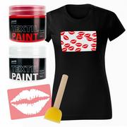 Zestaw kreatywny KISSES (t-shirt damski  M), Profil