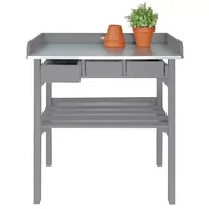Pozostałe akcesoria do uprawy roślin - Esschert Design Ogrodowy stół roboczy biały CF29G Esschert Design - miniaturka - grafika 1