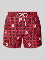 Kąpielówki męskie - Spodenki kąpielowe o kroju relaxed fit z nadrukiem z logo model ‘TORTUGA’ - miniaturka - grafika 1