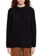Swetry damskie - ESPRIT Damski sweter 082EE1I312, 001/czarny, XS - miniaturka - grafika 1