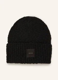 Calvin Klein Czapka schwarz - Czapki damskie - miniaturka - grafika 1