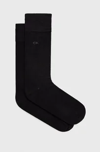 Calvin Klein Skarpetki (2-pack) męskie kolor czarny - Skarpetki męskie - miniaturka - grafika 1