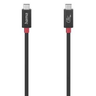 Hama Kabel USB Typ-C - USB Typ-C 200779 1 m Czarny - Kable USB - miniaturka - grafika 1