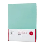 Prześcieradła - Eurofirany B.B. CHOCZYŃSCY SPÓŁKA JAWNA Prześcieradło z Gumką Jersey D91 140x200 w.30 Mięta 5903571130556 - miniaturka - grafika 1