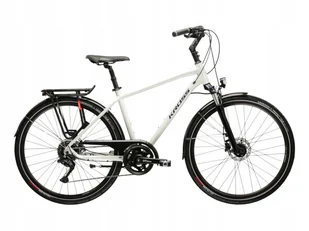 Rower trekkingowy KROSS TRANS 5.0 rozmiar L Szary - Rowery - miniaturka - grafika 1