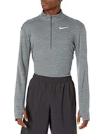 Koszulki męskie - Nike Męskie Nike Pacer top z zamkiem błyskawicznym do połowy na zamek błyskawiczny Żelazny szary/szary mgła/srebrny odblaskowy XXL - miniaturka - grafika 1