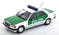 Samochody i pojazdy dla dzieci - Triple 9 Mercedes Benz 190 W201 Police Germany 1:18 1800314 - miniaturka - grafika 1