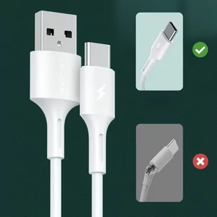 WK Design YouPin kabel przewód USB - USB Typ C 3A 1m czarny (WDC-136a) - Kable USB - miniaturka - grafika 4
