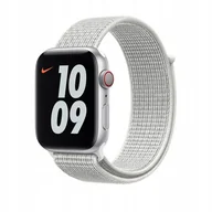 Akcesoria do smartwatchy - Pasek do Apple Watch Nike Sport Tkanina Nylon 42/44 mm Biały - miniaturka - grafika 1