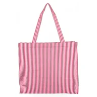 Torebki damskie - Modna Torba Na Zakupy firmy Hernan HB1372-L Różowa/Biała - miniaturka - grafika 1