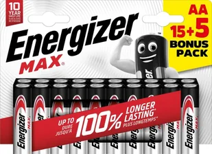 Energizer Energizer LR6/20 Max AA 15+5 zdarma - Baterie i akcesoria - miniaturka - grafika 1