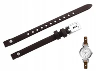 Akcesoria do zegarków - Pasek do zegarka Fossil Georgia Mini ES3861 brąz - miniaturka - grafika 1