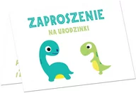 Kartki okolicznościowe i zaproszenia - Zaproszenia urodzinowe Wesołe Dinozaury - 6 szt. - miniaturka - grafika 1