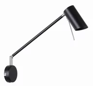 Lampy ścienne - Candellux Lighting kinkiet z wysięgnikiem czarny MILLY 21-73884 lampa ścienna z włącznikiem do czytania 21-73884 - miniaturka - grafika 1