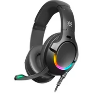 Słuchawki - DEFENDER Galaxy Pro 7.1 RGB czarne - miniaturka - grafika 1