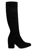 Kozaki damskie - Wojas Skórzane kozaki w kolorze czarnym - miniaturka - grafika 1