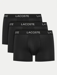 Lacoste Komplet 3 par bokserek 5H2394 Czarny - Majtki męskie - miniaturka - grafika 1