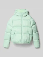 Kurtki i płaszcze dla dziewczynek - Kurtka pikowana o kroju regular fit z aplikacją z logo model ‘Bella’ - miniaturka - grafika 1