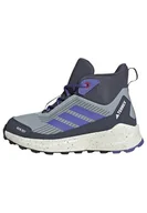 Buty dla chłopców - adidas Uniseks - dzieci Terrex Trailmaker 2 Mid RAIN.RDY Hiking Shoes Kids, Magic Grey/Semi Cobalt Blue/Shadow Navy, 35 1/2 EU - miniaturka - grafika 1