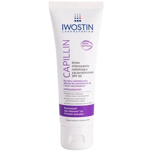 Iwostin Capillin Wzmacniający krem na naczynka SPF20 bogata konsystencja 40ml - Kremy do twarzy - miniaturka - grafika 1