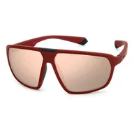 Okulary przeciwsłoneczne - Polaroid PLD 2142/S Matte Burgundy Black - miniaturka - grafika 1