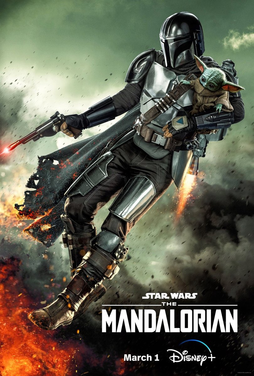 PUZZLE STAR WARS Mandalorian + IMIĘ Pudełko 120 el.