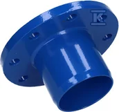 Łączniki, trójniki, kształtki - Króciec jednokołnierzowy FW, DN100, l=95,żeliwo szare GJL - miniaturka - grafika 1