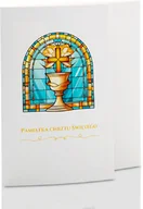 Pamiątka Chrztu Świętego - Mini-Album TS Na Chrzest witraż - zestaw: 2 zdjęcia 15x21 + zakładka na CD - miniaturka - grafika 1