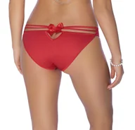 Majtki damskie - RÓŻA Mimi klasyczne Figi damskie CZERWONE r. S - miniaturka - grafika 1