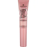 Bronzery i konturowanie twarzy - Essence Baby Got Glow Highlighter rozświetlacz w płynie 20 Rose and Shine 10 ml - miniaturka - grafika 1