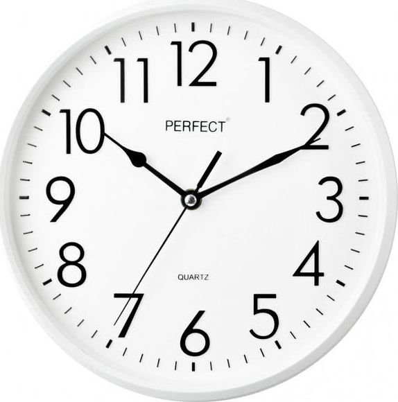 Perfect Zegar ścienny Perfect FX-5742 White 25,5 cm uniwersalny