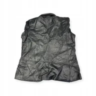 Kurtki męskie - Skórzana kurtka męska czarna REAL LEATHER XL - miniaturka - grafika 1