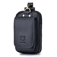 Torebki damskie - torba na pasek, skórzana torba na pasek, męska skórzana torba na pasek, torebka na telefon komórkowy, portfel na telefon komórkowy, torba na telefon komórkowy, torba wisząca na pasie - miniaturka - grafika 1