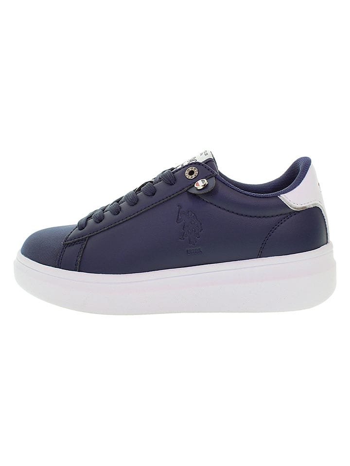 U.S. Polo Assn. Sneakersy w kolorze granatowo-białym