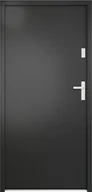 Drzwi zewnętrzne - Drzwi stalowe zewnętrzne wejściowe Hertz antracytowe 80 prawe - miniaturka - grafika 1