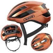 Kaski rowerowe - Kask rowerowy szosowy ABUS WINGBACK goldfish orange M (54-58cm) - miniaturka - grafika 1