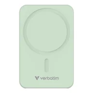 Powerbanki - Powerbank verbatim charge 'n' go essentials magnetic wireless 20000mah usb-c pd 3.0 green - miniaturka - grafika 1