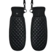 Rękawiczki - Rękawiczki Damskie EMU Australia Margaret Mittens W7013 Czarny - miniaturka - grafika 1