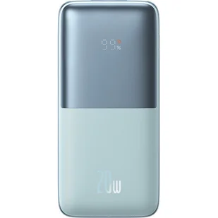Baseus Bipow Pro 10000mAh 2xUSB, USB-C 20W Niebieski - Powerbanki - miniaturka - grafika 1