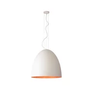 Lampy sufitowe - Nowoczesna lampa wisząca Egg 10325 Nowodvorski do przedpokoju biała - miniaturka - grafika 1