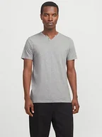 Koszulki męskie - Jack & Jones Koszulka w kolorze szarym - miniaturka - grafika 1