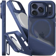 Etui i futerały do telefonów - Etui Do Magsafe Do iPhone 17 Pro Max Fusion, Niebieskie, Clear, Podstawka - miniaturka - grafika 1
