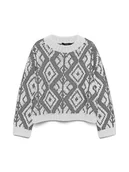 Swetry damskie - Vero Moda Sweter w kolorze szarym - miniaturka - grafika 1