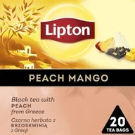 Herbata - Herbata LIPTON PIRAMID PEACH Mango Brzoskwinia 20t czarna - miniaturka - grafika 1