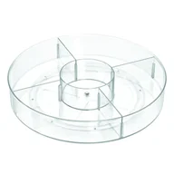 Pojemniki na przyprawy - Okrągły przezroczysty pojemnik iDesign The Home Edit, ⌀ 45,7 cm - miniaturka - grafika 1